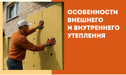 Какие особенности внешнего и внутреннего утепления в Беслане