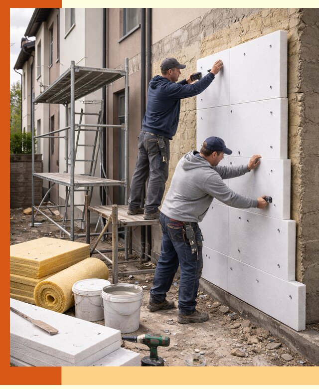 Утепление таунхауса с гарантией комфорта в Беслане