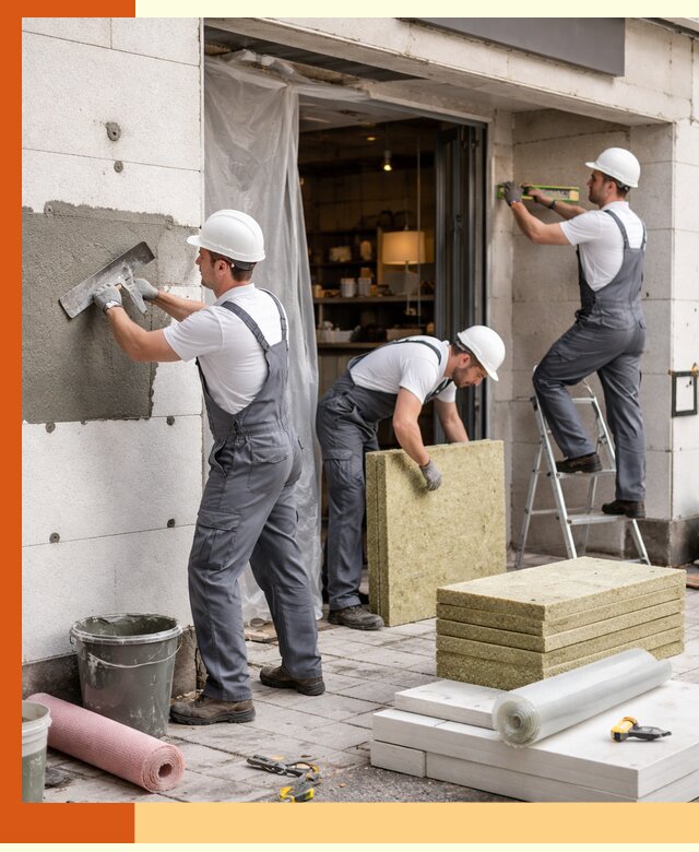 Утепление кафе в Беслане: профессиональная теплоизоляция и монтаж