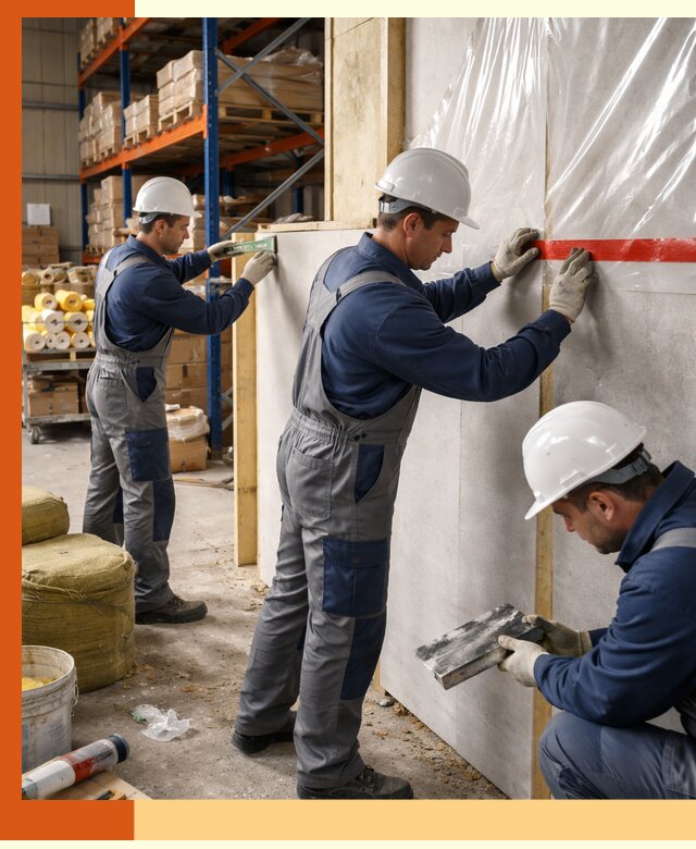 Утепление теплого склада под ключ в Беслане