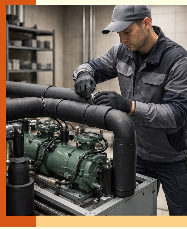 Утепление холодильного агрегата и теплоизоляция в Беслане