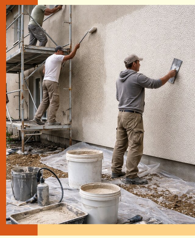 Утепление фасада жидкой пробкой в Беслане