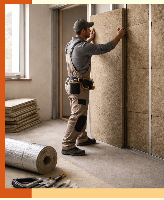 Шумоизоляция дома в Беслане — комплексная защита от шума